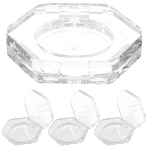 VINTORKY Wiederverwendbare Make-up-pfannen 4 Stück Sechseckig Leer Lidschatten-pfannen Für Die Reise Damen-schönheit VINTORKY Wiederverwendbare Make-up-pfannen 4 Stück Sechseckig Leer Lidschatten-pfannen Für Die Reise Damen-schönheit von VINTORKY