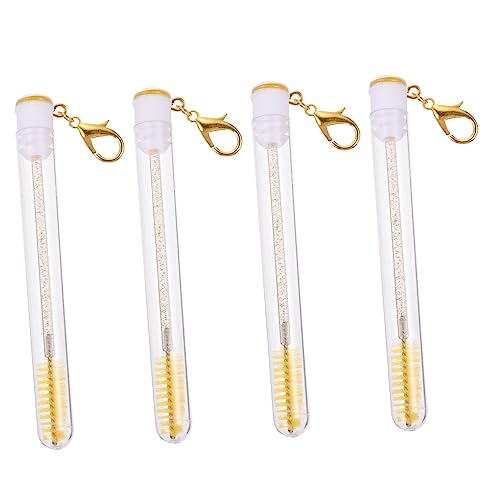 VINTORKY 4 Stück Wimpernbürste Mascara-Zauberstäbe Wimperntusche Bürsten Zauberstab wimpern bürste wimpern pinsel Mascara Flaschen Schönheit Wimpern Wimpern- Acryl Yellow von VINTORKY