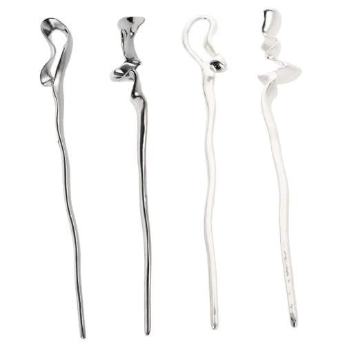 VINTORKY Retro-vintage-haarstäbe 4 Stück Geometrisches Haar Chinesischer Stil Haar-accessoires Für Frauen von VINTORKY