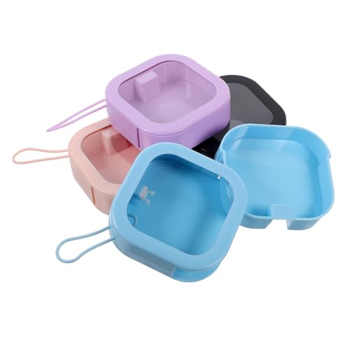 VINTORKY 4stücke Reise-schmuckkästchen-Organizer Für Mädchen Kleiner Schmuck-Organizer Mit Ohrringhaltern Aufbewahrungsbox Für Halsketten Und Schmucketui Für Reisen Mit Sicheren Verschlussm von VINTORKY