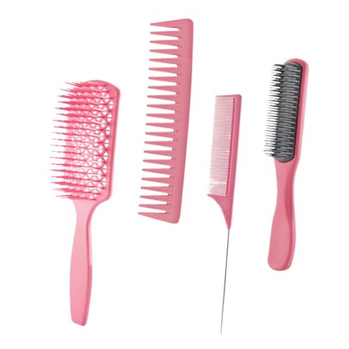 VINTORKY 4stücke Teiliges Aus Langlebigen Haarkämmen Für Männer Multifunktionale Stylingkämme Für Haarpflege Und Massage Geeignet Für Haartypen von VINTORKY
