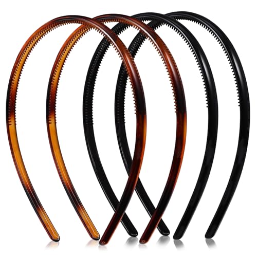 VINTORKY 4stücke Stirnbänder Für Frauen Und Mädchen Wiederverwendbar Als Haar-accessoire Für Geburtstage Partys Und Festzüge Mit Einfacher Und Eleganter Struktur Bequemer Zu Tragen von VINTORKY
