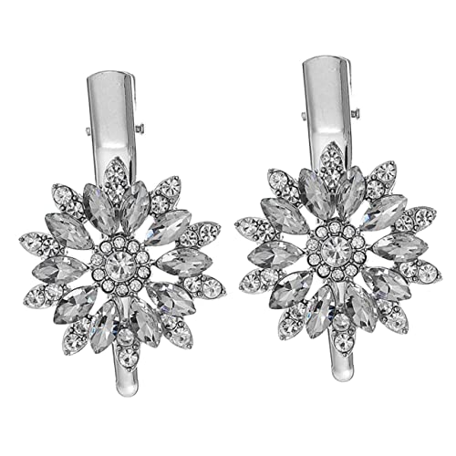 VINTORKY 4stücke Schmuck Haarclips Mit Strass Für Frauen Blumen Design Haarspangen Haarschmuck Zubehör Für Hochzeit Geburtstag Alltag von VINTORKY