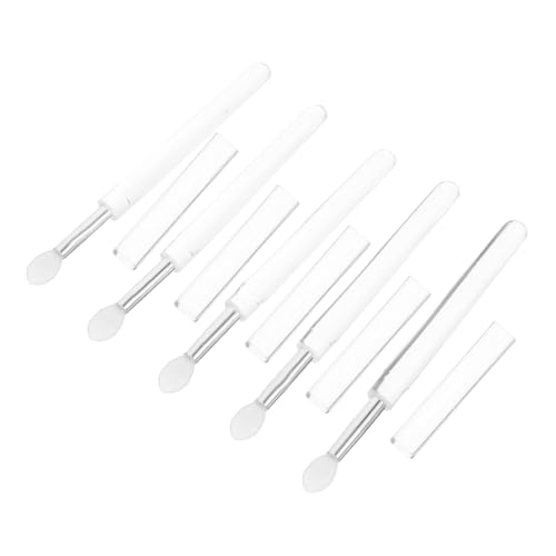 VINTORKY 5stücke Silikon Lippenpinsel Teilig Transparent Wiederverwendbare Make-up Pinsel Für Lippenstift Lippenbalsam Und Lidschatten Hautfreundliches Material Multifunktional Und von VINTORKY