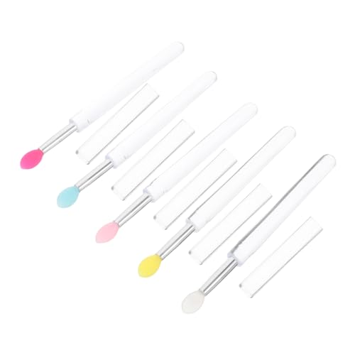 VINTORKY Pcs Silikon Runde Pinsel Set Make-up Pinsel Für Lidschatten Lippenstift Lip Gloss Tragbare Sanfte Haut von VINTORKY