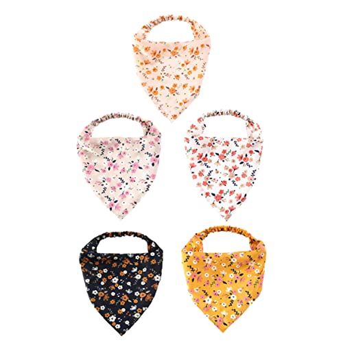 VINTORKY 5stücke Damen Stirnband Kopfbandanas Haarschmuck Frauen Haaraccessoires Atmungsaktiv Haarbandanas Für Stirnhaare Und Elastische Haarbänder Für Verschiedene Frisuren von VINTORKY