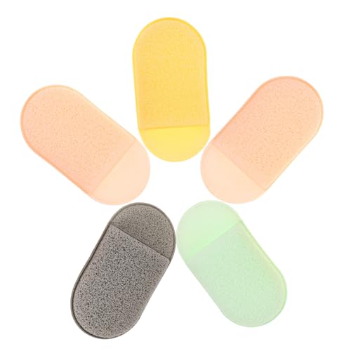 VINTORKY 5 Stück Wiederverwendbare Gesichtsschwämme aus Weichem Schwammmaterial Sanfte Reinigung Make up entferner und Schaumverstärker Vielseitig für Gesichtsreinigung und von VINTORKY