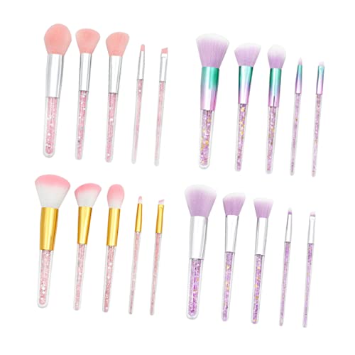 VINTORKY 5stücke Schminkpinselsets Für Make-up Professionelle Kosmetikpinsel Puder Und Augenbrauenpinseln Make-up-zubehör Für Damen von VINTORKY