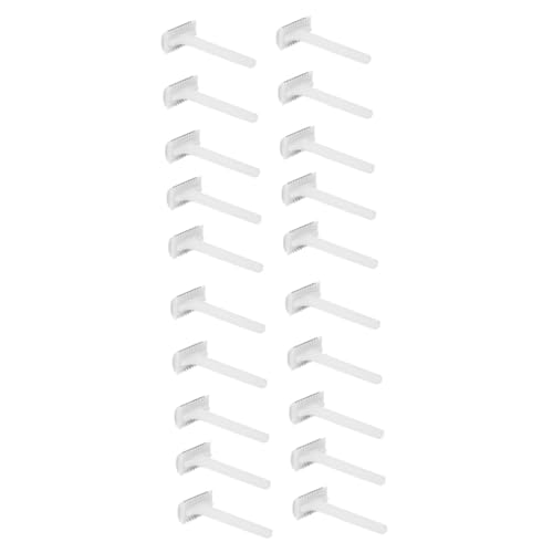 VINTORKY 50 Stück Einweg Haar Rasierer für Körper und Intimbereich Doppelklingen Rasierer Tragbar Hygienisch für Unterarm und Körperhaare Weiß von VINTORKY