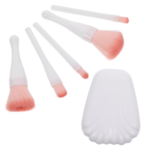 VINTORKY 5St Mini Highlighter-Pinsel Make-up Pinsel Textmarker Make-up mit flachem Pinsel Lidschatten Pinsel Hülse einstellen Lipgloss-Pinsel Reisegröße reisen Puderpinsel von VINTORKY