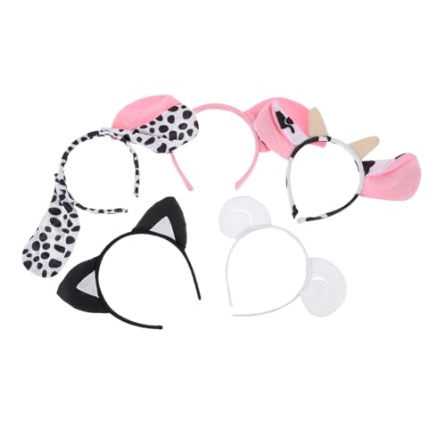 VINTORKY 5stücke Teiliges Tierohren Haarreif Für Mädchen Lustige Cosplay Haaraccessoires Für Partys Festivals Und Auftritte Einzigartiges Design Mit Schaf Hund Katzen Kuh Und VINTORKY 5stücke Teiliges Tierohren Haarreif Für Mädchen Lustige Cosplay Haaraccessoires Für Partys Festivals Und Auftritte Einzigartiges Design Mit Schaf Hund Katzen Kuh Und von VINTORKY