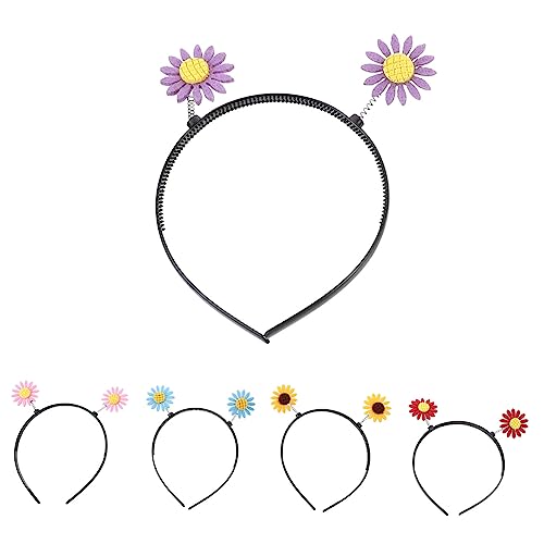 VINTORKY Stirnband-Set 5-teilig Sonnenblumen-Haar-Accessoires für Kinder Frühlingsparty Kopfbedeckung Hoop lebendige Farben VINTORKY Stirnband-Set 5-teilig Sonnenblumen-Haar-Accessoires für Kinder Frühlingsparty Kopfbedeckung Hoop lebendige Farben von VINTORKY