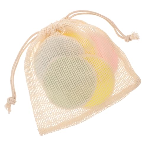 VINTORKY 5stücke Puderquasten Mit Beutel Make-up-entferner-pads Flauschige Reinigungspads Wiederverwendbare Gesichtsreinigungspads Für Make-up-entfernung von VINTORKY