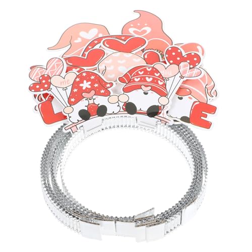 VINTORKY 6 Stk valentinstag stirnband wichtelzuberhör kinder stirnband Haarbänder Make-up-Stirnband Stirnband für Damen Haarschmuck für Damen Herzförmig Make-up-Kostüm-Requisiten Kleidung von VINTORKY