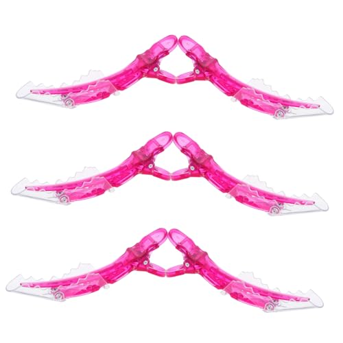 VINTORKY 6 Stück Spurlose Haarspangen Haarspangen-set Für Damen Haarstylisten Weiches Material Für Haarschäden Zufällige Farbe von VINTORKY