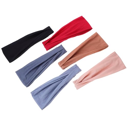 VINTORKY 6 Stück Teiliges Sport Stirnband Elastische Schweißbänder für Yoga Fitness und Laufen Hochwertiges Atmungsaktives Design in Schwarz Weinrot Braun Khaki Hellgrau und Dunkelgrau VINTORKY 6 Stück Teiliges Sport Stirnband Elastische Schweißbänder für Yoga Fitness und Laufen Hochwertiges Atmungsaktives Design in Schwarz Weinrot Braun Khaki Hellgrau und Dunkelgrau von VINTORKY