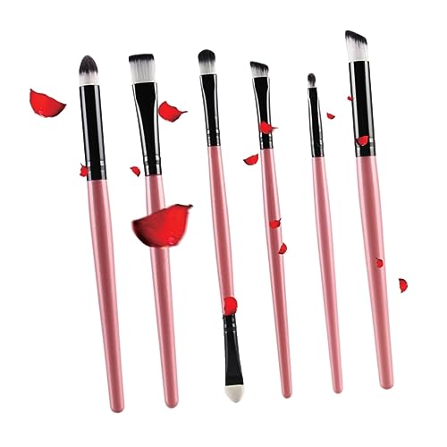 VINTORKY 6stück Teiliges Augenpinselset Für Lidschatten Nylonborsten Für Gleichmäßigen Make-up-look Für Täglichen Gebrauch Und Profis Eleganter Schwarzer Griff Perfektes Für von VINTORKY