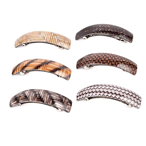 VINTORKY 6 Stück Haarnadel Design Haarspangen Spitzen Druckknopfspangen Rutschfeste Clips für Mädchen und Frauen Haarschmuck für Jeden Anlass von VINTORKY