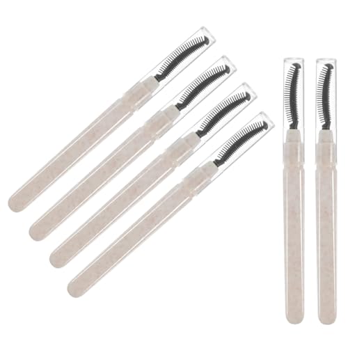 VINTORKY 6Stücke Wimpernbürsten aus Silikon Wimperntrennbürsten für Präzises Mascara Auftragen Tragbar für Augenbrauen Kämmung Make Up Enthusiasten von VINTORKY
