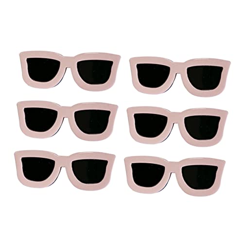 VINTORKY 6st Lustige Haarnadel Für Sonnenbrille Haarschleifen Für Mädchen Kleine Süße Haarspangen Clip-sonnenbrille Für Damen Haarspangen Für Mini-haarspangen Für Frauen Plastik von VINTORKY