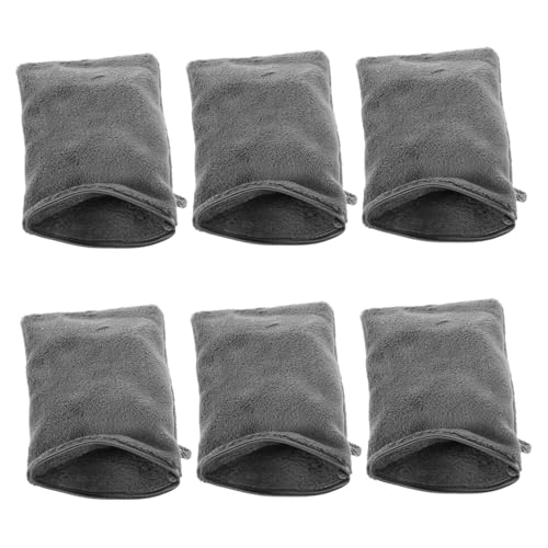 VINTORKY 6stücke Badehandschuhe Aus Superabsorbierenden Fasern Gesichtshandschuh Körperreinigungstuch Wiederverwendbare Make-up-entferner-handschuhe Für Spa-zubehör von VINTORKY