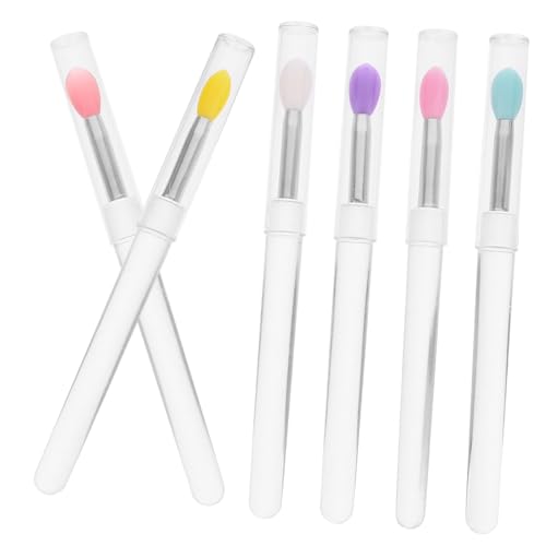 VINTORKY 6stücke Lippenstift Pinsel Make-up Werkzeuge Kosmetikpinsel Aus Silikon Für Frauen Lidschatten Mehrzweck Schminken Beauty Tools von VINTORKY