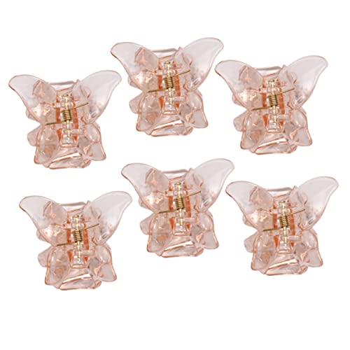 VINTORKY 6stücke Transparente Haarklammern Mit Starkem Schmetterlingsdesign Haarspangen Für Frauen Haar-accessoires Für Alltag Und Geschenke von VINTORKY