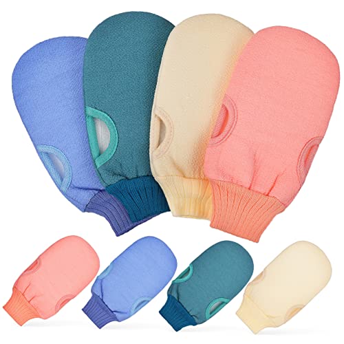 VINTORKY 8 Stk Peeling-handschuhe Fäustlinge Peeling-handschuh Zum Duschen Duschhandschuhe Peeling Peeling-handschuh Für Damen Männer Und Frauen Polyester Körper Badetuch von VINTORKY