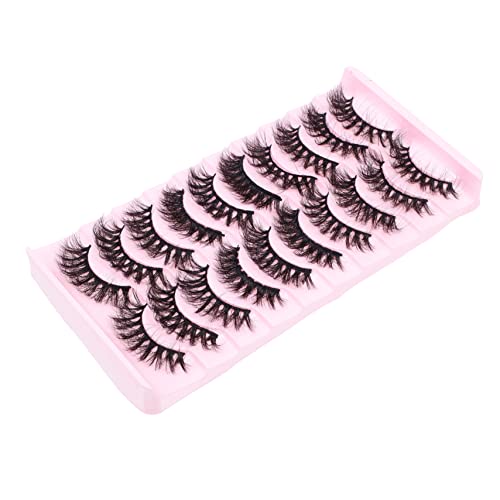 VINTORKY 10paare Natürliche Fake Wimpern Für Frauen Falsche Wimpern Für Alltag Cosplay Festivals Extensions Für Einen Charmanten Augenaufschlag von VINTORKY