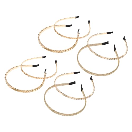 VINTORKY 8Stücke Teiliges Metall Stirnband für Ketten Stirnbänder für Hochzeiten und Partys Leicht und Passt zu Jedem Outfit VINTORKY 8Stücke Teiliges Metall Stirnband für Ketten Stirnbänder für Hochzeiten und Partys Leicht und Passt zu Jedem Outfit von VINTORKY