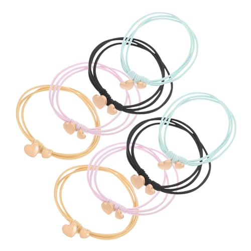 VINTORKY 8St Haarring Armband-Haargummis für Frauen Haarschmuck für Damen Haarband Gummiband Haar Gummibänder Haargummis dünn Haargummis für Frauen dünnes Haar Wenig frisch von VINTORKY