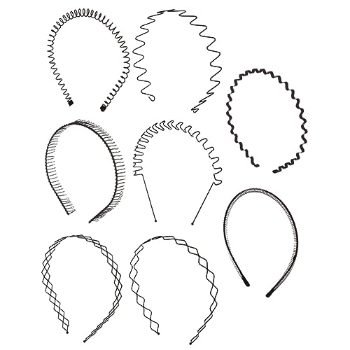VINTORKY 8-teiliges Gesichtswasch-haarband Für Frauen Und Männer Sport-haarband Für Jungen Unsichtbares Gesichtswasch-haarband Praktisches Stirnband-set von VINTORKY