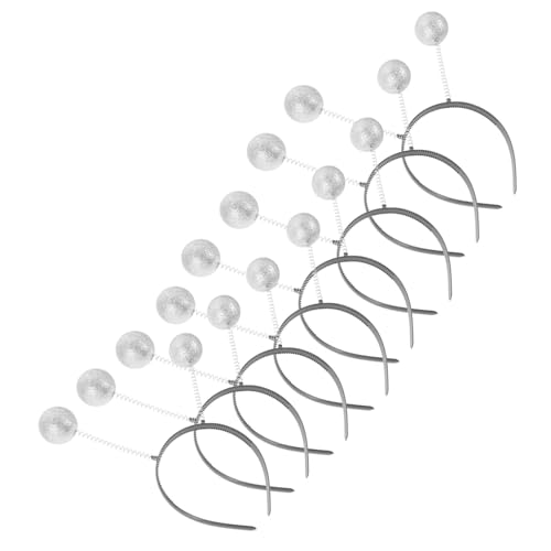 VINTORKY 8stücke Antennenkugel Stirnband Und Schaumkugel Haarband Kugel Haarreifen Haarschmuck Haar Dekoration Ornamente Für Party Festival Feste von VINTORKY