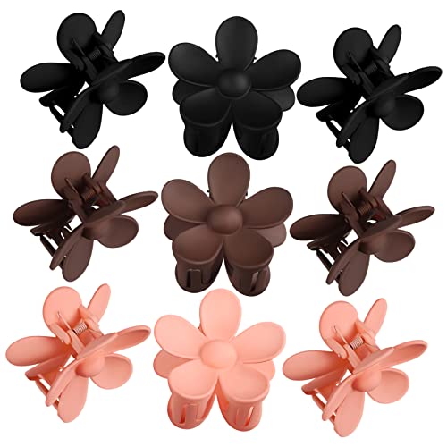 VINTORKY 9stücke Blumenhaarspange Matte Haarklammern in Blumenform Für Verschiedene Frisuren Haarschmuck Für Mädchen Und Frauen von VINTORKY