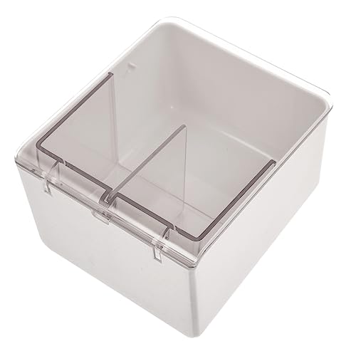 VINTORKY Arbeitsplatten-organizer Für Kosmetik Make-up-aufbewahrungsbox Wattepad- Staubdicht 2 Gitter von VINTORKY