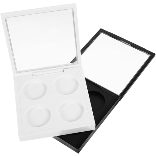 VINTORKY Aufbewahrungsbox Mit Großer Kapazität Für Lidschatten 2 Kosmetiktabletts Mit Fenster Make-up-etui von VINTORKY