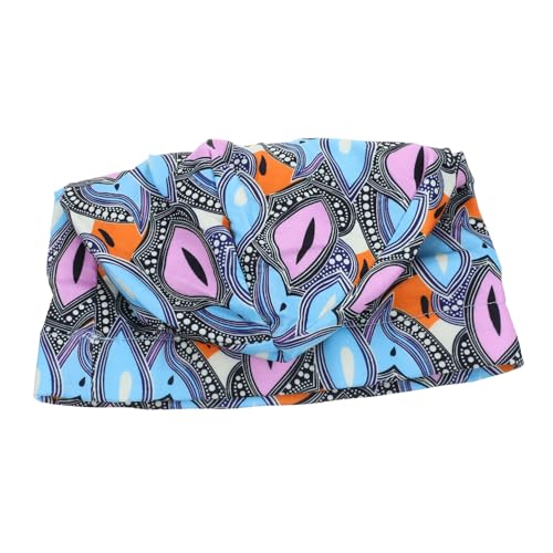 VINTORKY Baumwoll chemo Mütze Damen Schlafhaube Doppellagig Weicher Baumwollstoff Elastisch für Langes Haar Schutz vor Haarschäden und Hautfreundlich von VINTORKY