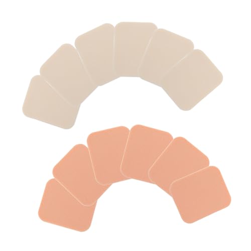 VINTORKY 12stücke Kosmetikquasten Für Damen Kosmetik-tools Make-up-pads Weiße Hautfarbe von VINTORKY