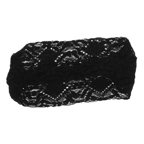 VINTORKY Bandanas Aus Spitze Für Damen Kopfbedeckungen Mit Blumenmuster Elastische Stirnbänder Aus Geblümter Spitze Haarschmuck Für Partys Und Hochzeiten von VINTORKY