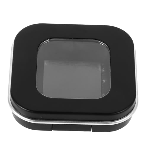 VINTORKY Box Lidschattenbox Leer Lidschattenplatte Lidschatten Leerplatte Einzel Lidschattenetui Schwarz Kunststoff von VINTORKY