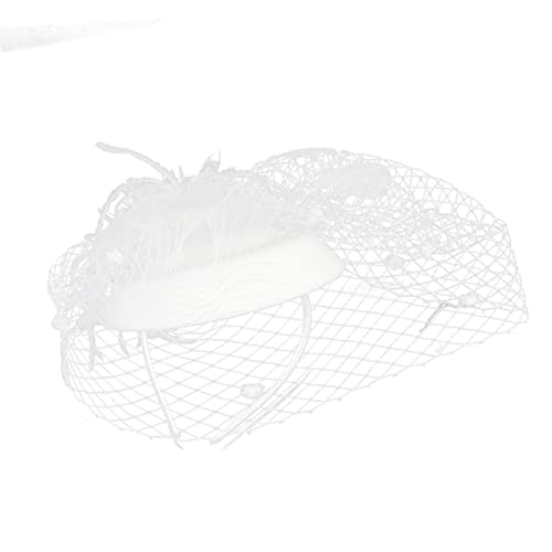 VINTORKY Braut Kopfschmuck Barett Haarschmuck Weiß Hochzeit Reise Festival Accessoires Für Mädchen Frauen von VINTORKY