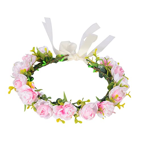 VINTORKY Braut Haarschmuck Blumen Handgefertigter Hochzeitskranz Mit Kunstblumen Für Braut Und Brautjungfern Für Feierlichkeiten Und Festliche Anlässe von VINTORKY