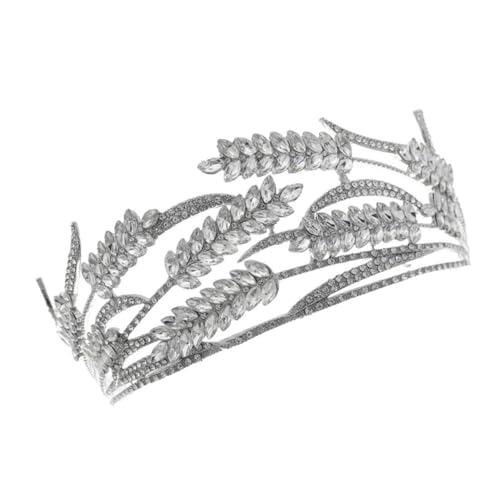 VINTORKY Braut Krone Haarschmuck Hochzeit Diadem Strass Glänzend für Damen Mädchen Brautjungfern Festliche Anlässe Geburtstagsfeier Cosplay von VINTORKY