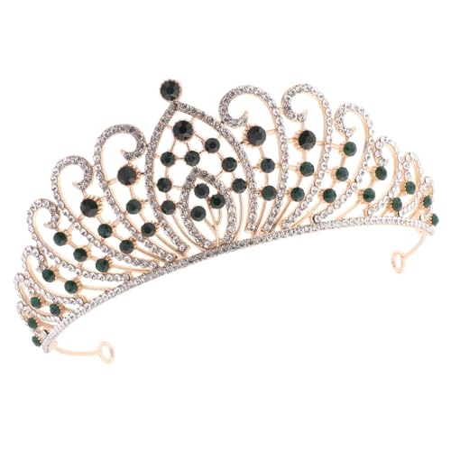 VINTORKY Bridal Crown Baroque Rhinestone Tiara für Hochzeitskrone mit Funkelnden Strasssteinen für Braut und Partys Haardekoration für Besondere Anlässe von VINTORKY