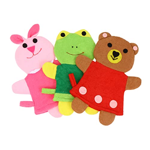 VINTORKY 3pcs Cartoon Tier Bad Handschuhe Für Kinder Kleinkinder Babys Dusche Pinsel Mitts Spielzeug von VINTORKY
