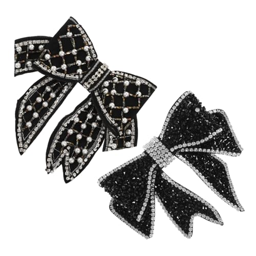 VINTORKY 2stücke Modische Schleifen-haarspangen Elegante Haarclips Für Damen Vielseitige Haaraccessoires Für Hochzeiten Partys Und Alltag von VINTORKY