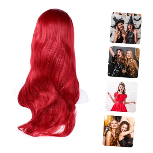 VINTORKY Damen Perücke Lang Wellig Curly Gradient Farbige Haarverlängerung Für Cosplay Und Partys Charmante Synthetik Haarpracht Natürliches Aussehen Leicht Zu Stylen VINTORKY Damen Perücke Lang Wellig Curly Gradient Farbige Haarverlängerung Für Cosplay Und Partys Charmante Synthetik Haarpracht Natürliches Aussehen Leicht Zu Stylen von VINTORKY