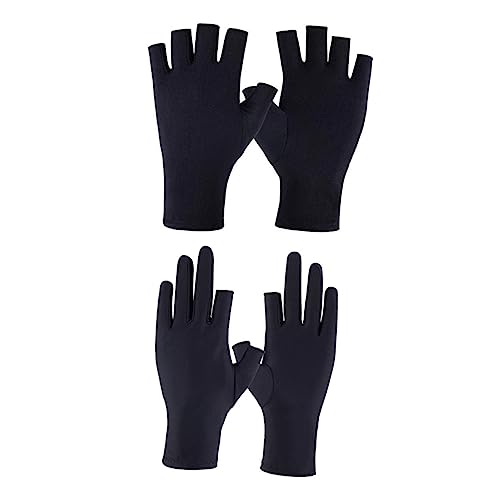 VINTORKY 2 Paar Dünne Damenhandschuhe Teeernte-fahrhandschuhe Kurze Handschuhe Für Outdoor-aktivitäten von VINTORKY