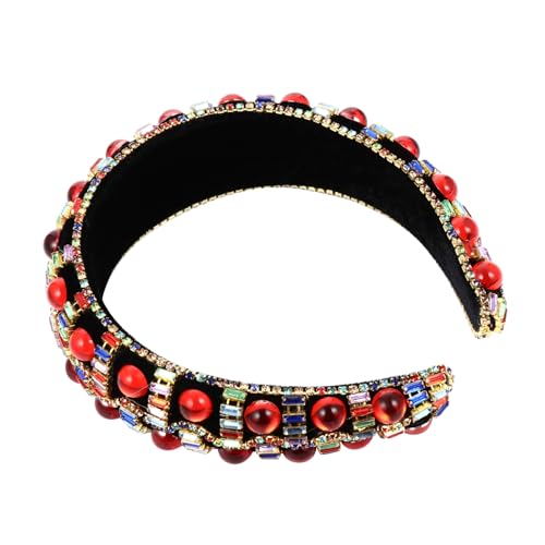 VINTORKY Diamant-stirnband Stirnbänder Haarschmuck Aus Strass Party-haarschmuck Strass -kopfbedeckung Perlenstirnband Für Frauen Juwelenbesetztes Stirnband Salon Braut Strasssteine Rot VINTORKY Diamant-stirnband Stirnbänder Haarschmuck Aus Strass Party-haarschmuck Strass -kopfbedeckung Perlenstirnband Für Frauen Juwelenbesetztes Stirnband Salon Braut Strasssteine Rot von VINTORKY