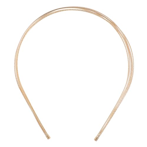 VINTORKY Damen Mehrlagiger Metall Stirnband Haarreif Kopfbedeckung Für Frauen Mädchen Haar Accessoire Für Hochzeit Geburtstag Party von VINTORKY
